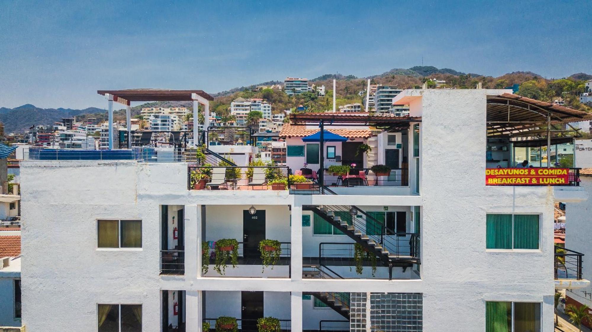 Hotel Suites Nadia بويرتو فالارتا المظهر الخارجي الصورة